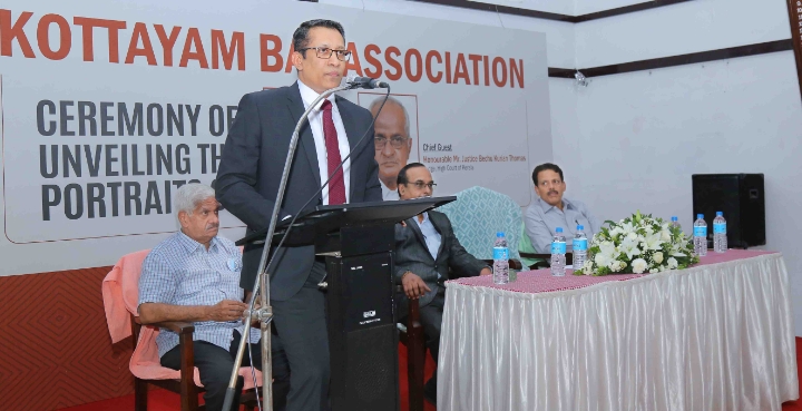 Unveiling the Portraits of Former Presidents Late Adv. K. J. Kurian and Late Adv. A. V. George